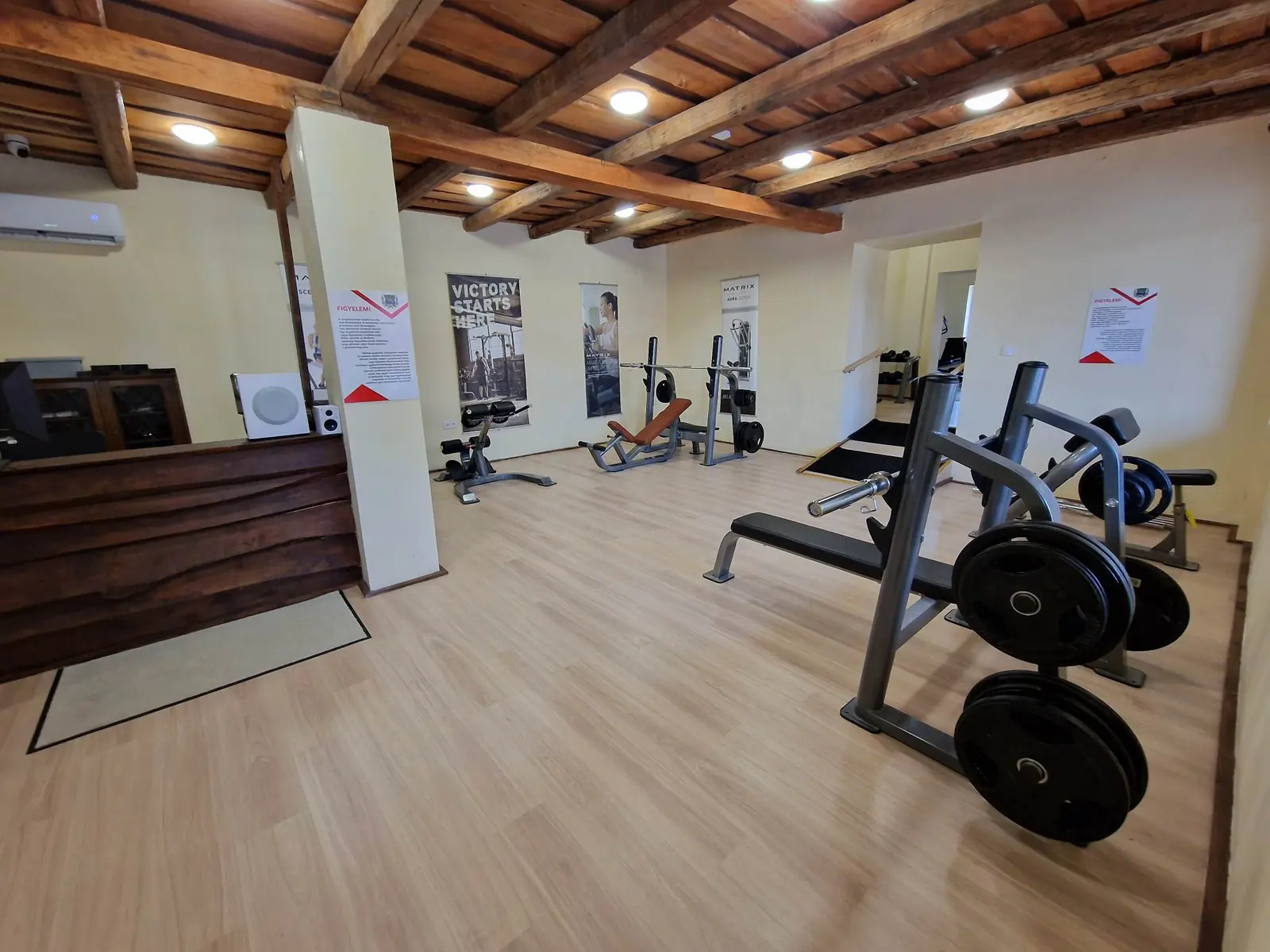 Fitneszterem és kültéri sportpark a régi kultúrházban